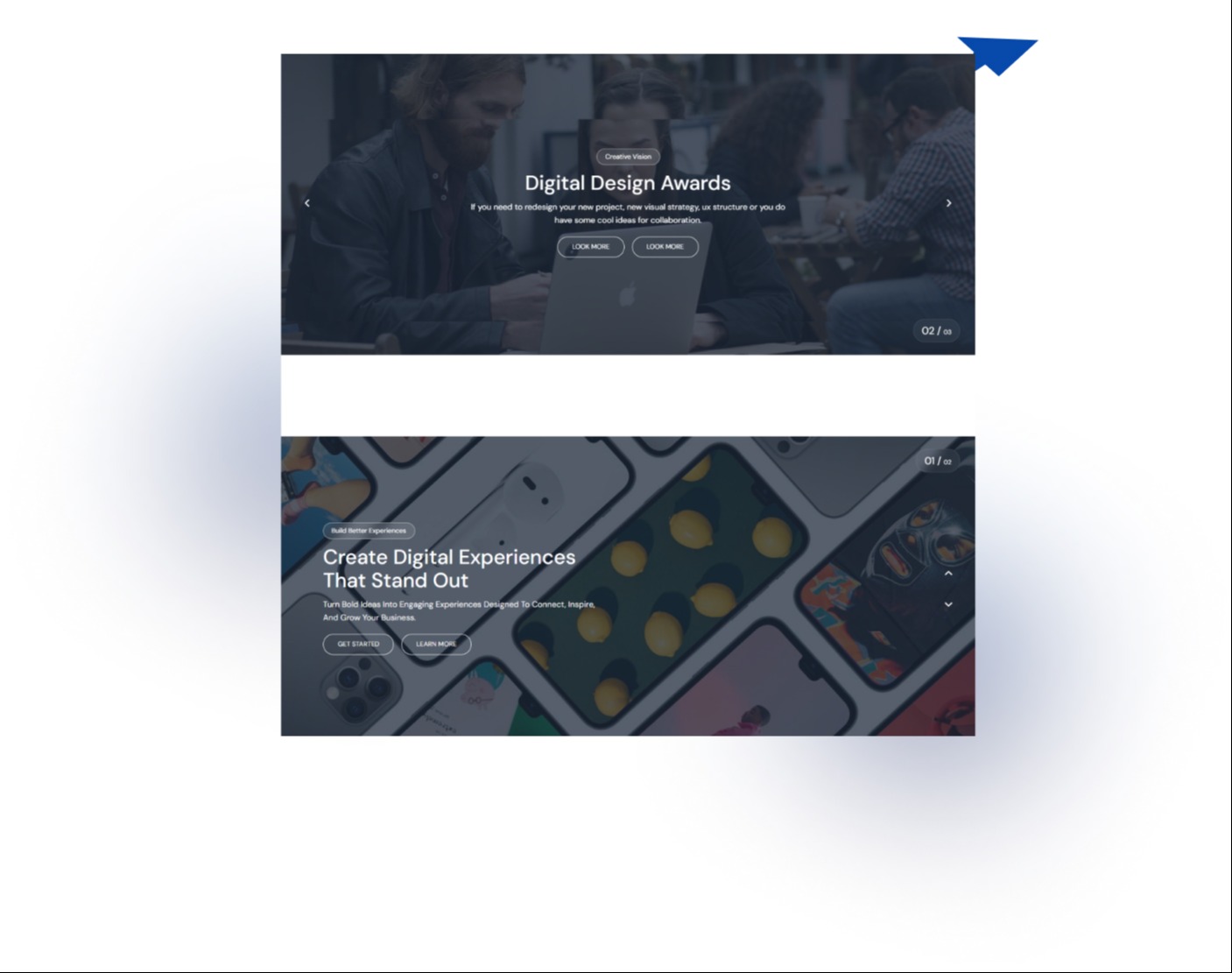 Horizontal & Vertical Slides Create Hero Layouts That Fit Your Design