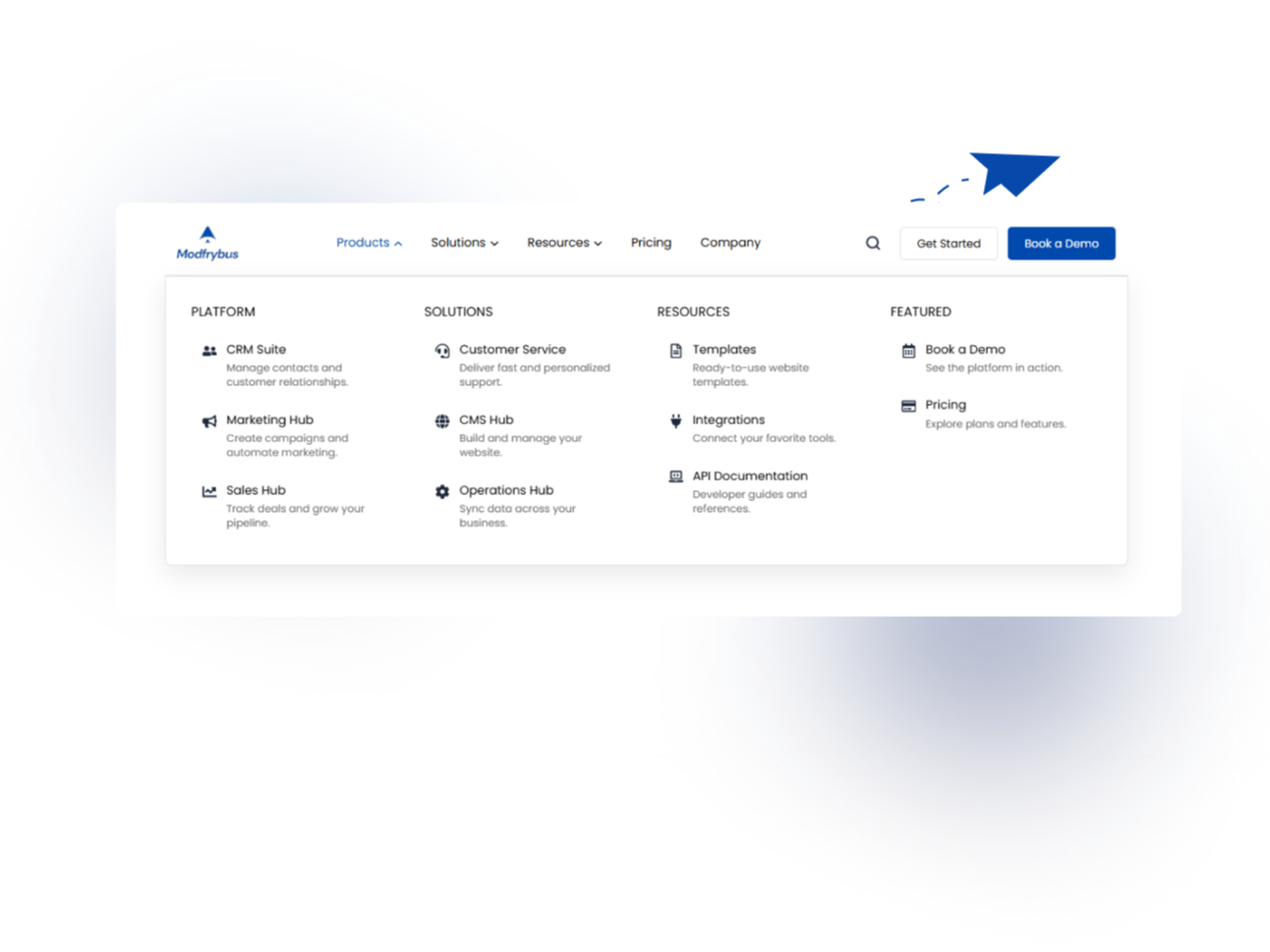 Flexible Mega Menu Panel