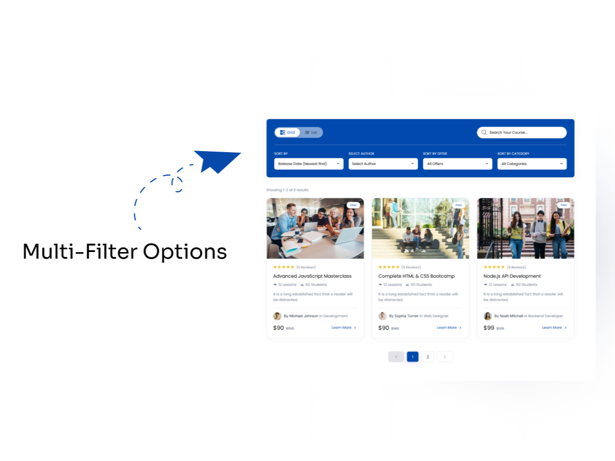 Multi-Filter Options