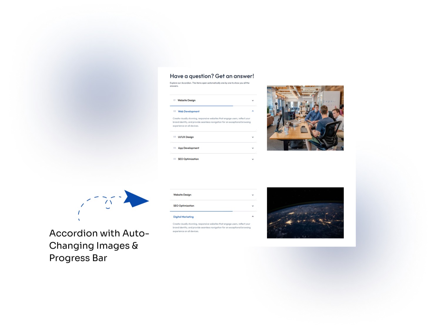 Auto-Playing Accordion with Dynamic Image Change