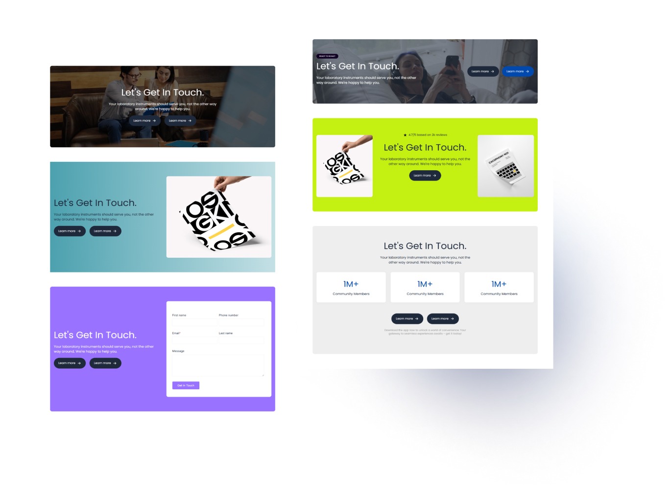 Create Eye-Catching CTA Sections with Flexible Banner Layouts