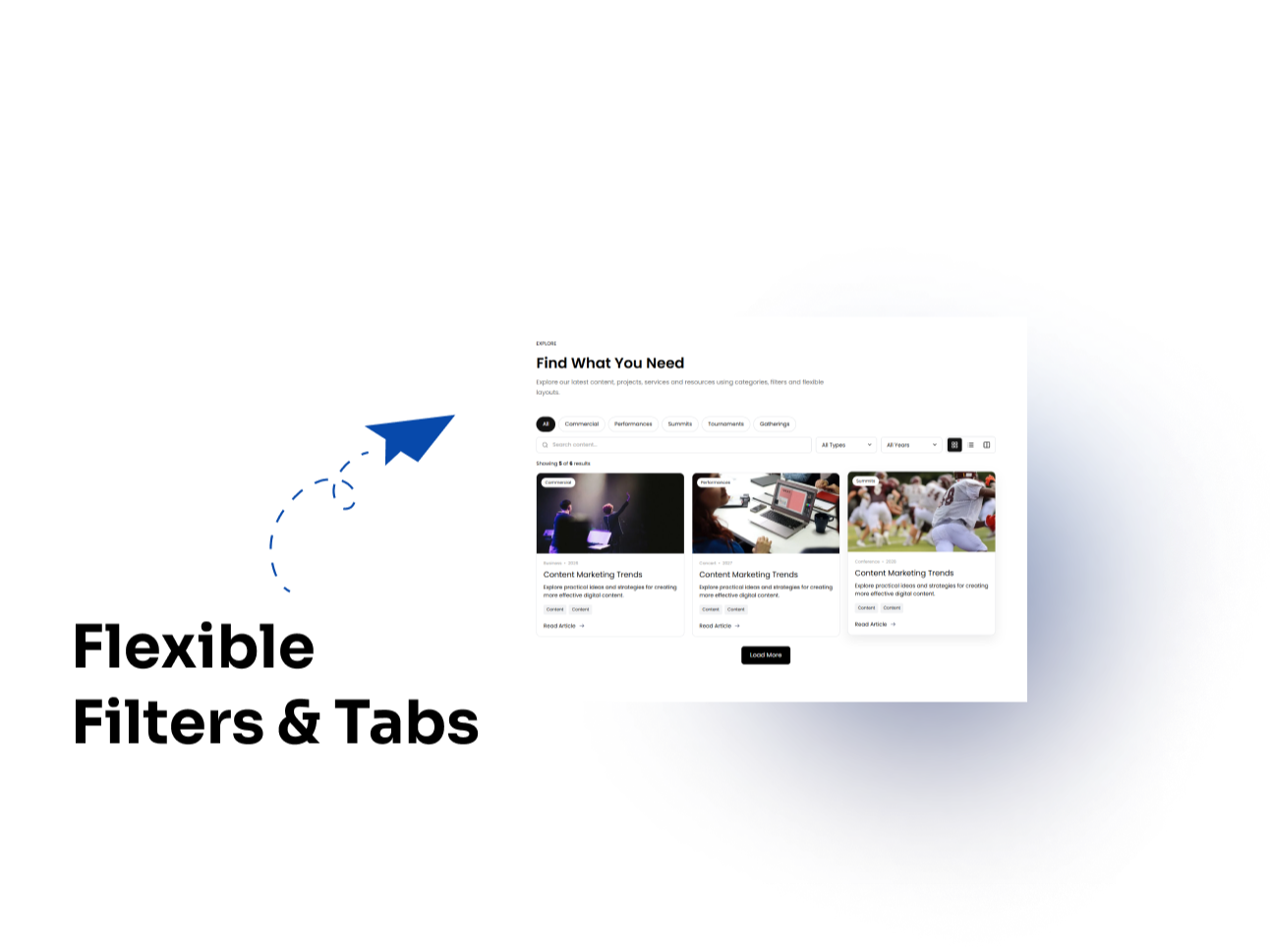 Flexible Filters & Tabs