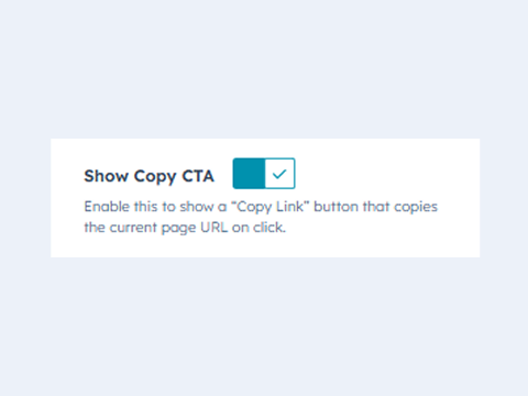 Built-in Copy URL Option