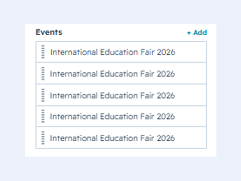 Add & Edit Multiple Events