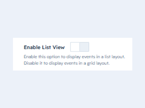 Choose Grid or List Layout