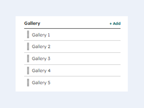 Multiple Galleries & Custom Links