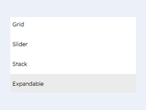 Layout Options