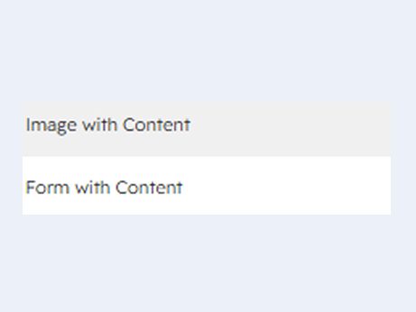 Flexible Image and Form Content Layouts