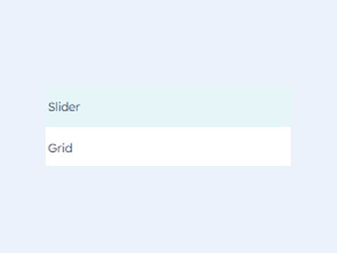 Grid & Slider Mode