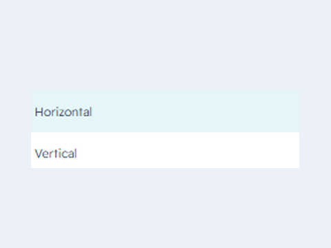 Vertical & Horizontal Tab Layouts