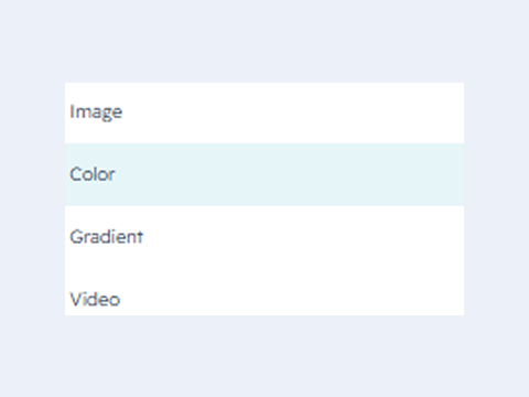Multiple Background Types